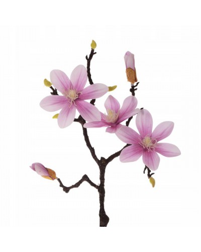 Magnolia Gałązka Sztuczna Jak Żywa Kwiaty 60 Cm