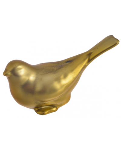 Ptaszek Ceramiczny Złoty