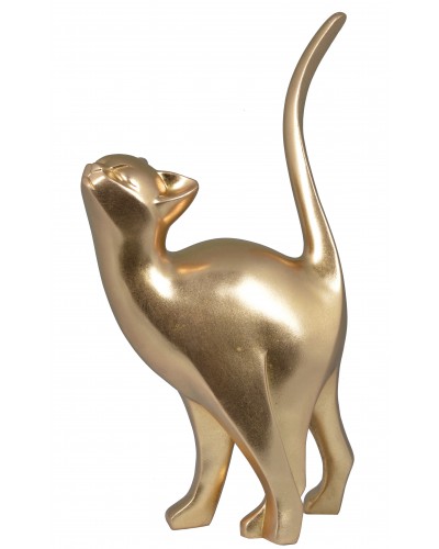 Figurka Kot Złoty Mały