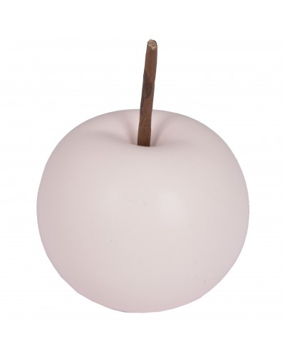 Jabłko Ceramiczne Dekoracja Różowy Mat Małe