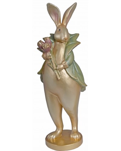 Królik Zając Figurka Ozdobna Wielkanocna 29,5 Cm