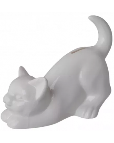 Skarbonka Kot Ceramiczny Na Prezent Matowy