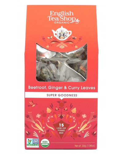 Herbata Bio Beetroot Ginger Curry Leaves
