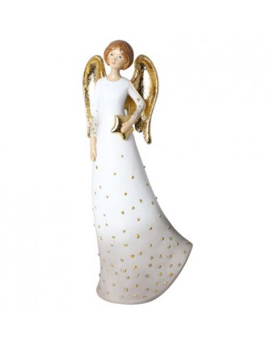 Figurka Anioł Biało-Złote