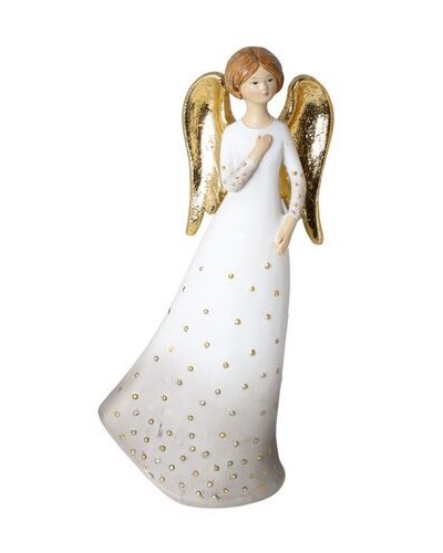 Figurka Anioł Biało-Złote Mały