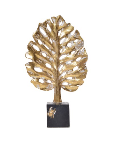 Liść Złoty Na Podstawie Figurka 29,5 Cm