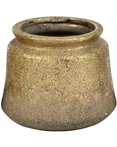 Donica Ceramiczna Złota 10 Cm