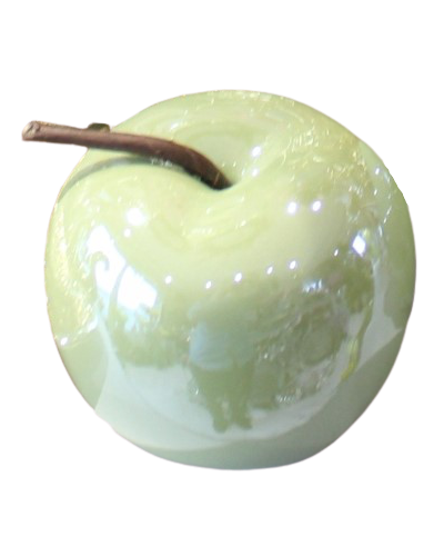 Jabłko Ceramika Perłowa Zielone Małe